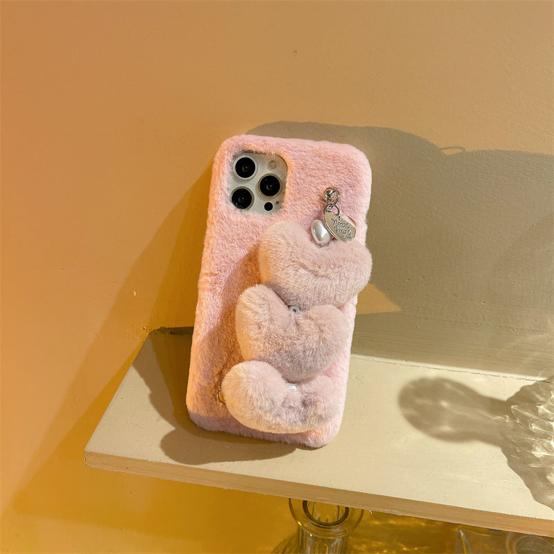 ハートファーグリップiPhoneケース