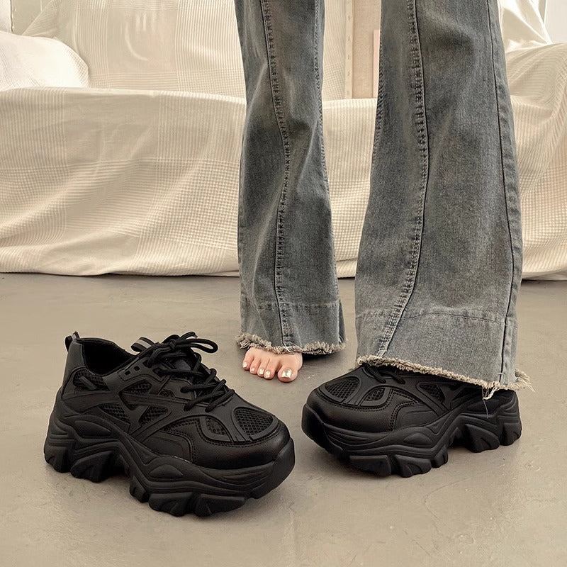 メッシュレイヤード｜ボリュームスニーカー