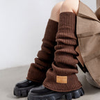 リブニットレッグウォーマー