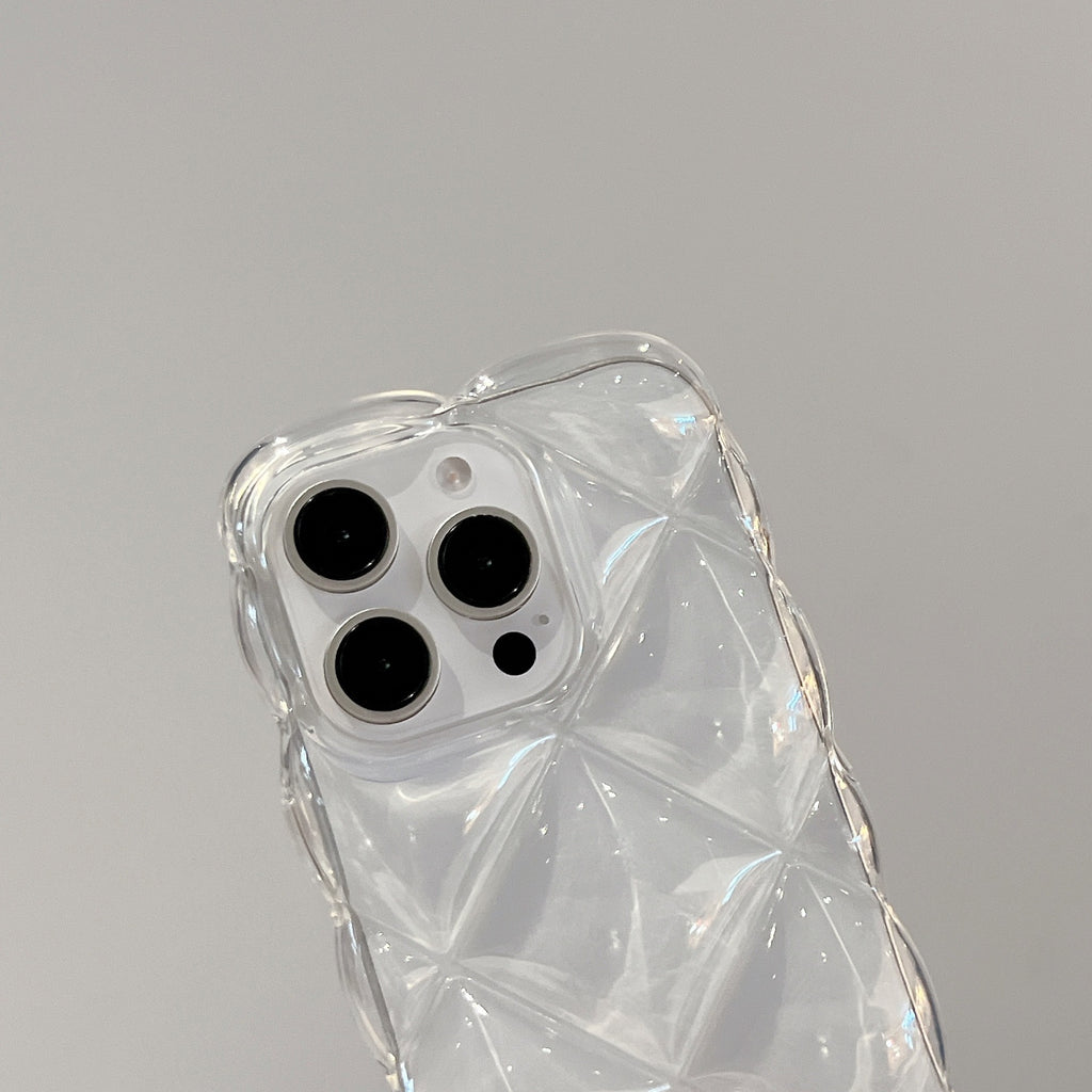 クリアキルティングiPhoneケース