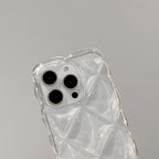 クリアキルティングiPhoneケース