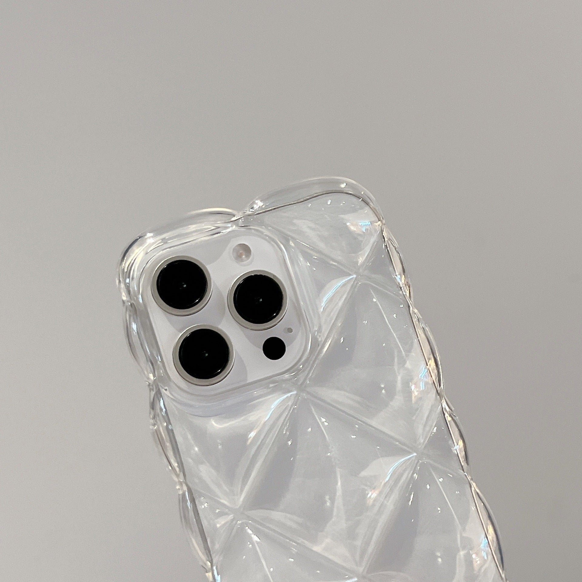 クリアキルティングiPhoneケース