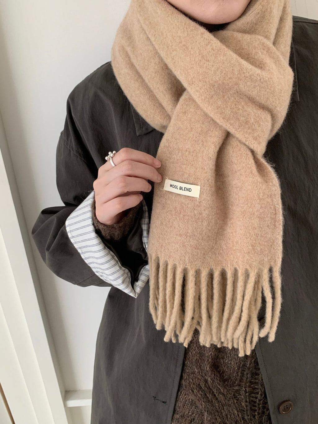 ウールライクシンプルマフラー