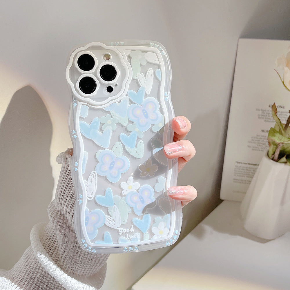 フラワーハート｜チャーム付きiPhoneケース