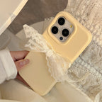 レースリボン付き｜ガーリーiPhoneケース