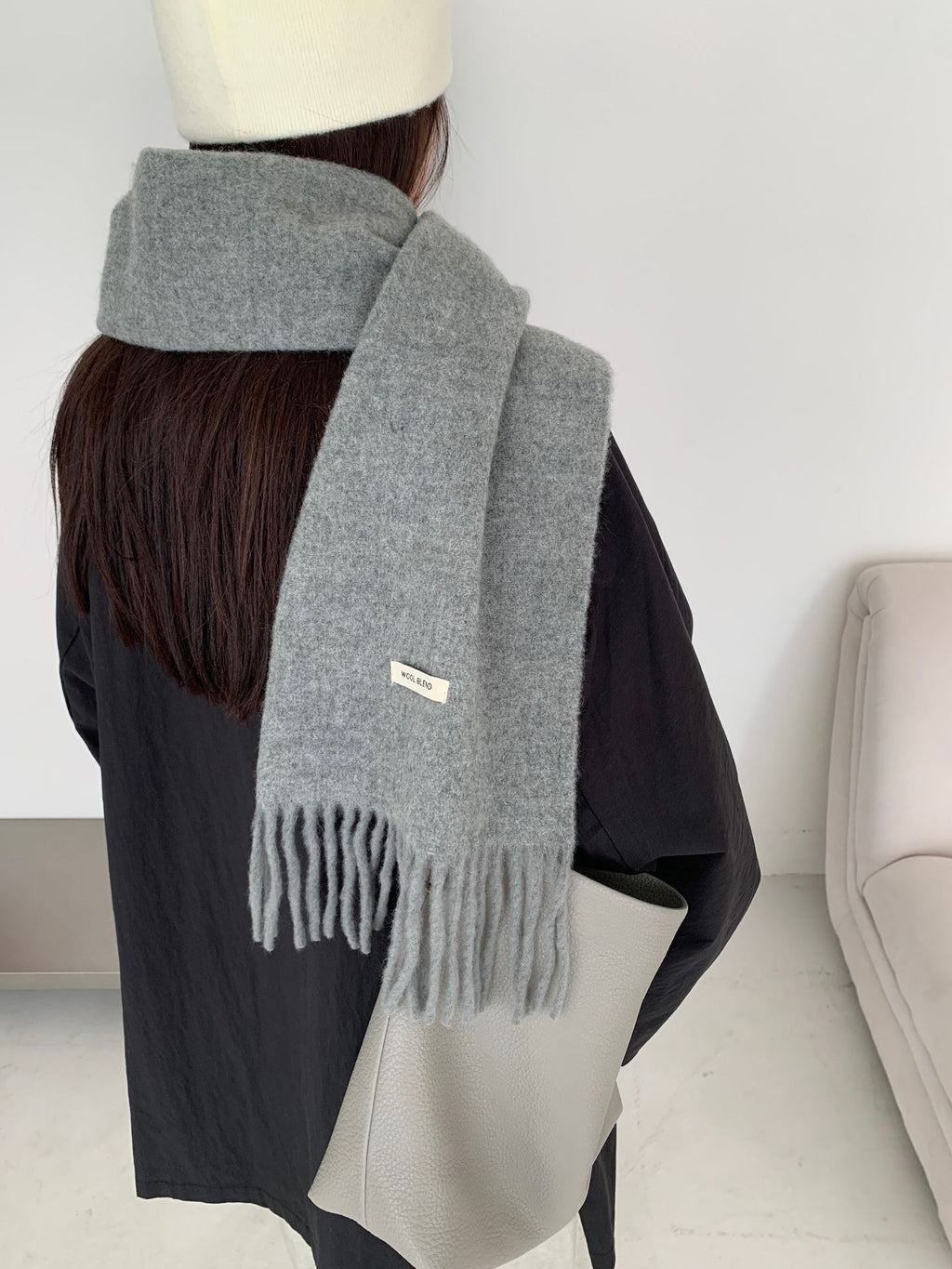 ウールライクシンプルマフラー