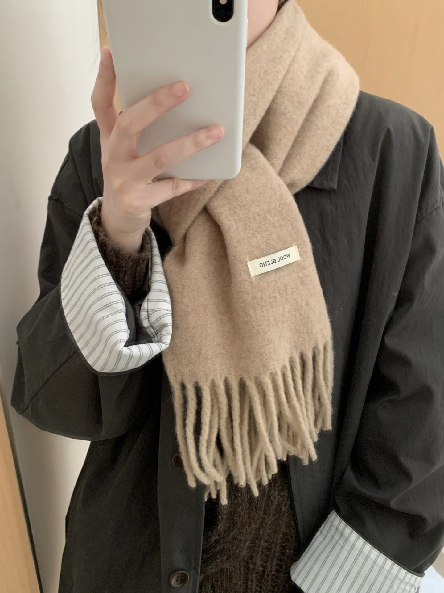 ウールライクシンプルマフラー