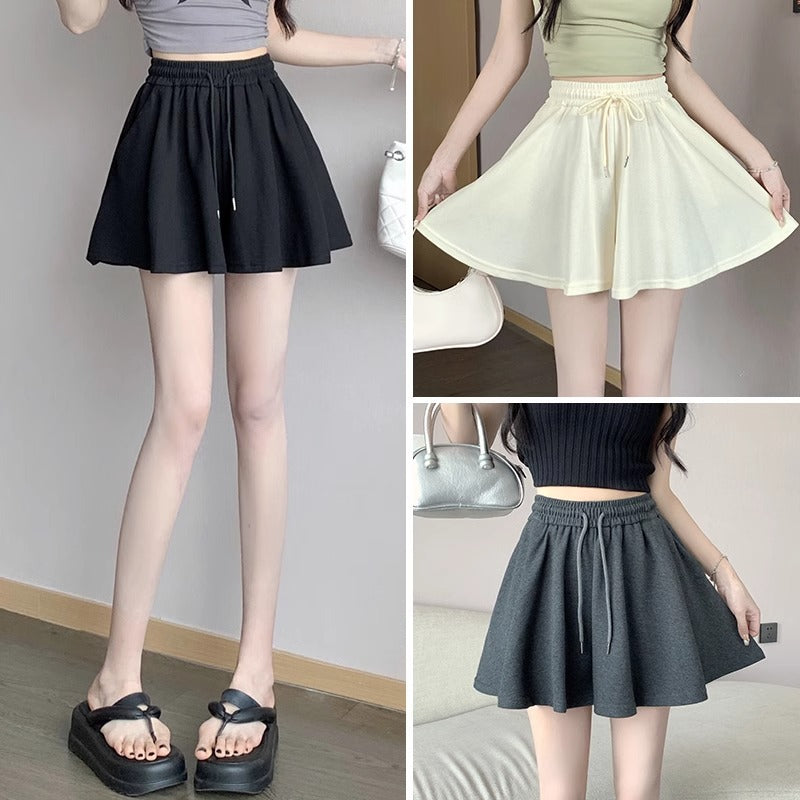 ふんわりシルエット｜スカート風ショートパンツ