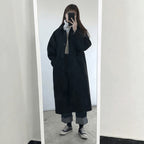 ストレートラインロングコート