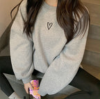 ハートロゴフリーススウェット