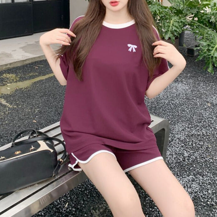 リボンワンポイント｜スポーティーセットアップ