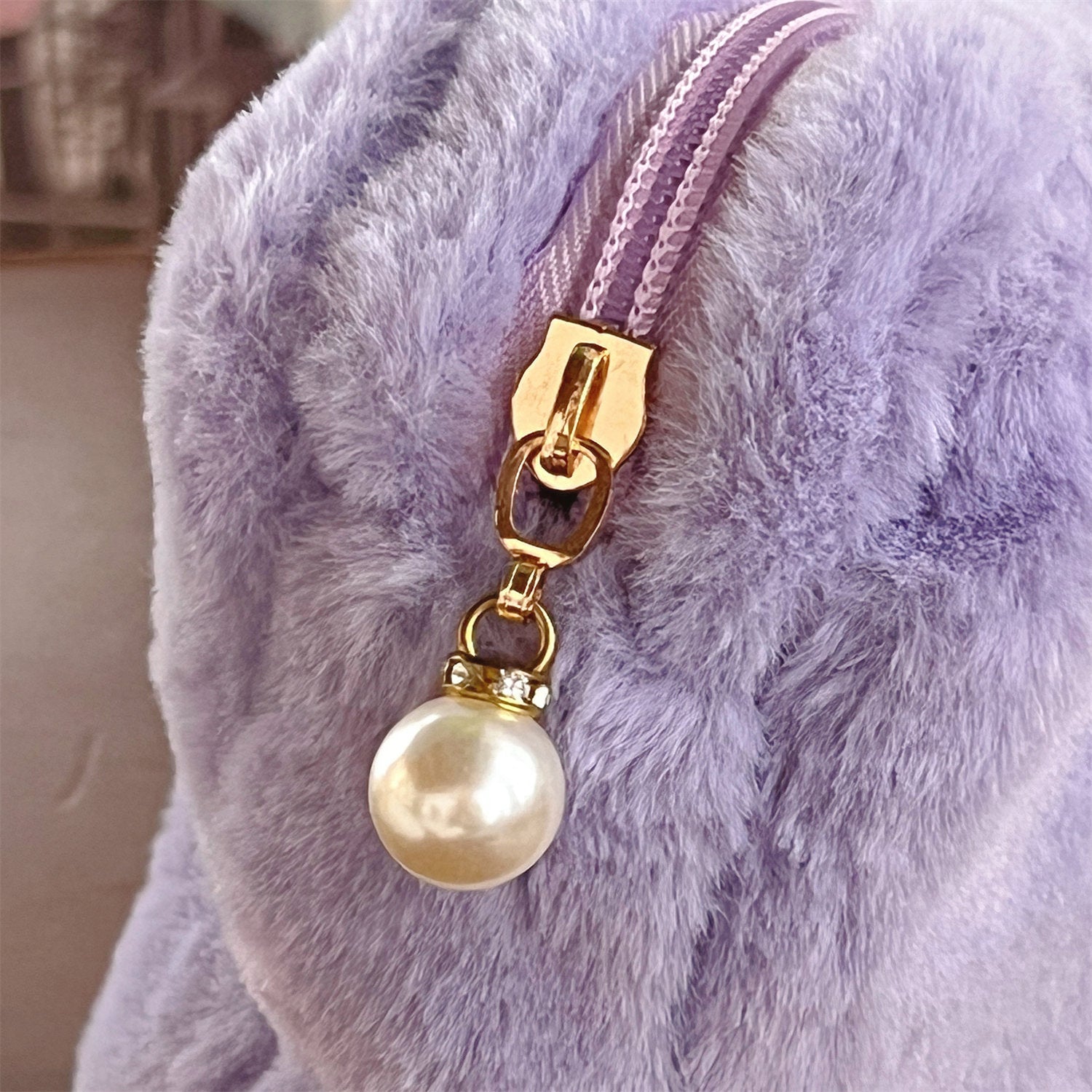 カラフルデザイン｜ふわもこ小物ポーチ