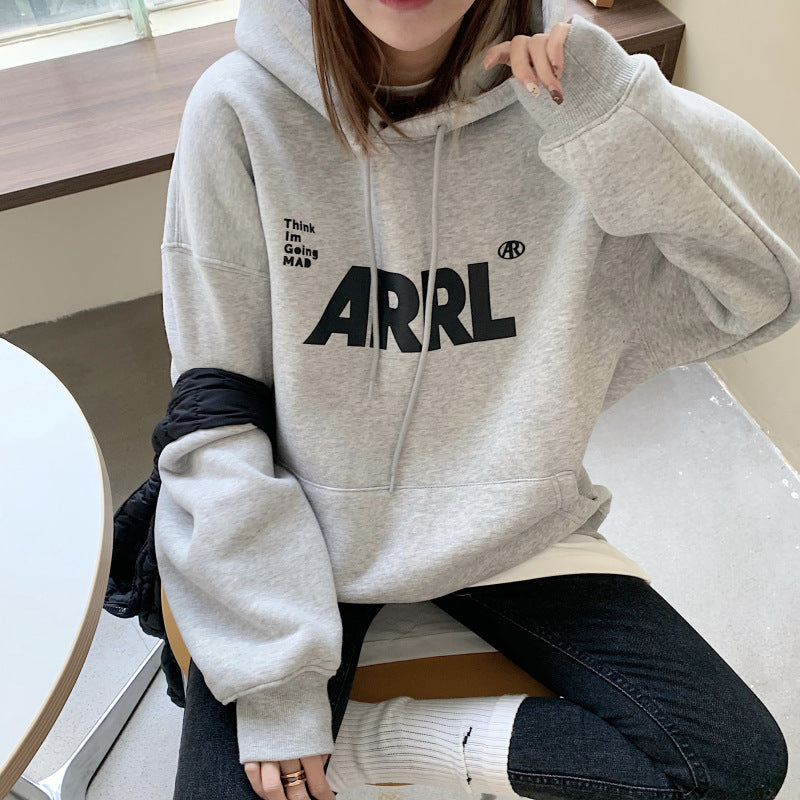 ビッグロゴフーディ｜ゆるだぼパーカー