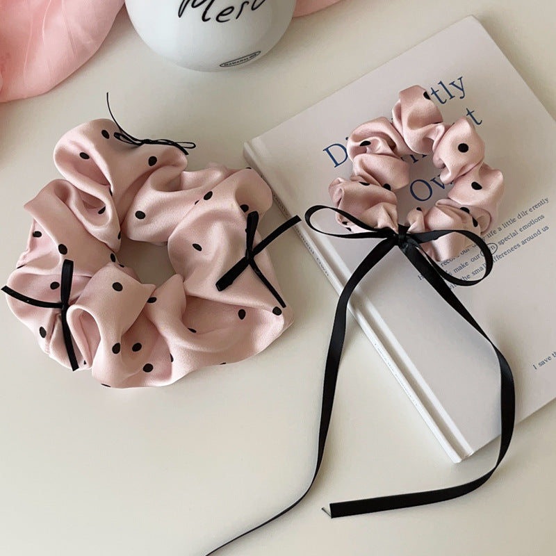 ドット柄リボン｜ガーリーシュシュ