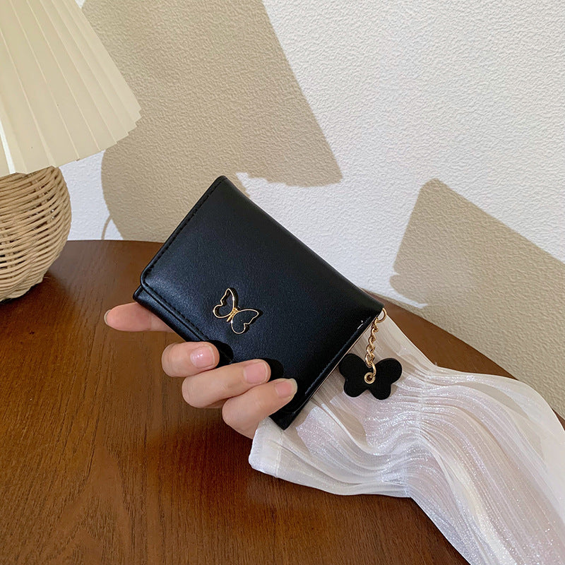 バタフライチャームミニウォレット