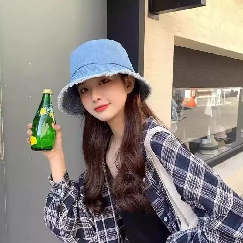 フリンジデニム ｜ バケットハット