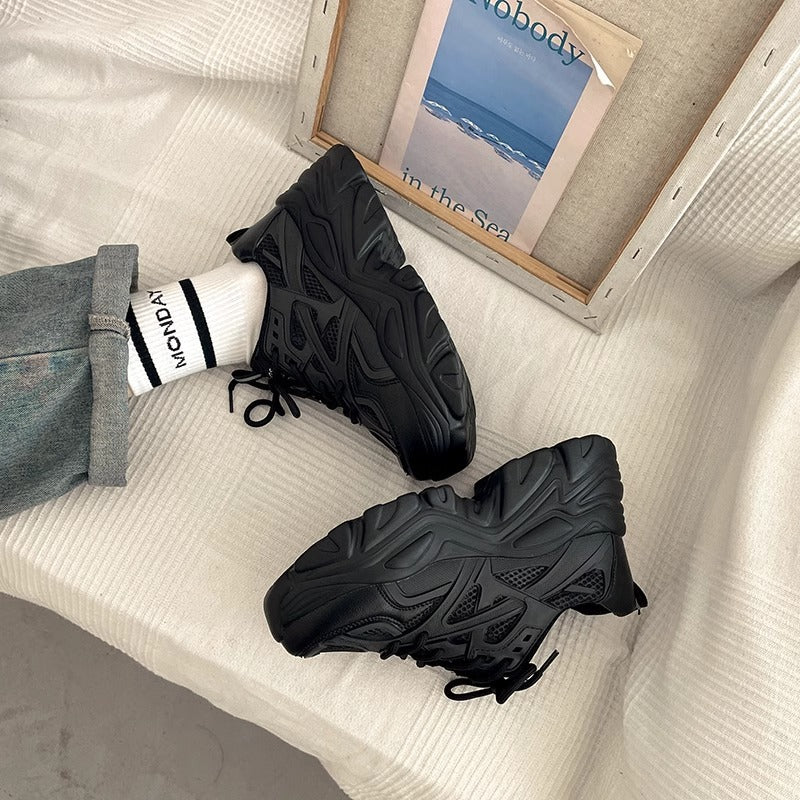 メッシュレイヤード｜ボリュームスニーカー