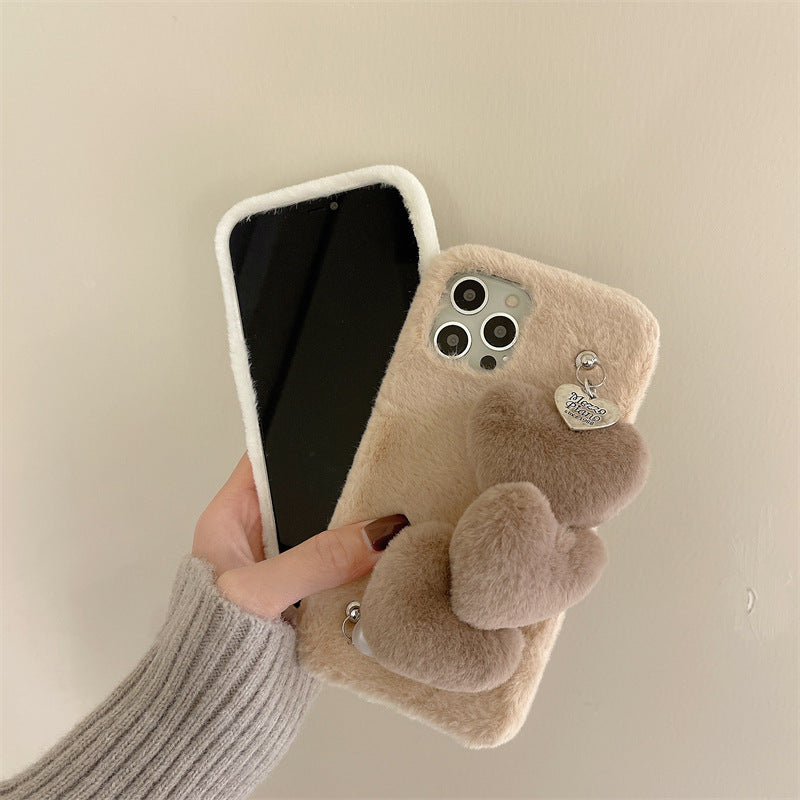 ハートファーグリップiPhoneケース