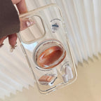 【MagSafe対応】ベーグルスタンド付き｜カフェ風iPhoneケース