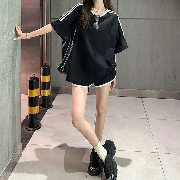 サイドラインセットアップ｜半袖＆ショートパンツ