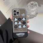 ゆる顔の子犬たち｜クリアスタンドケース