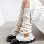 リブニットレッグウォーマー