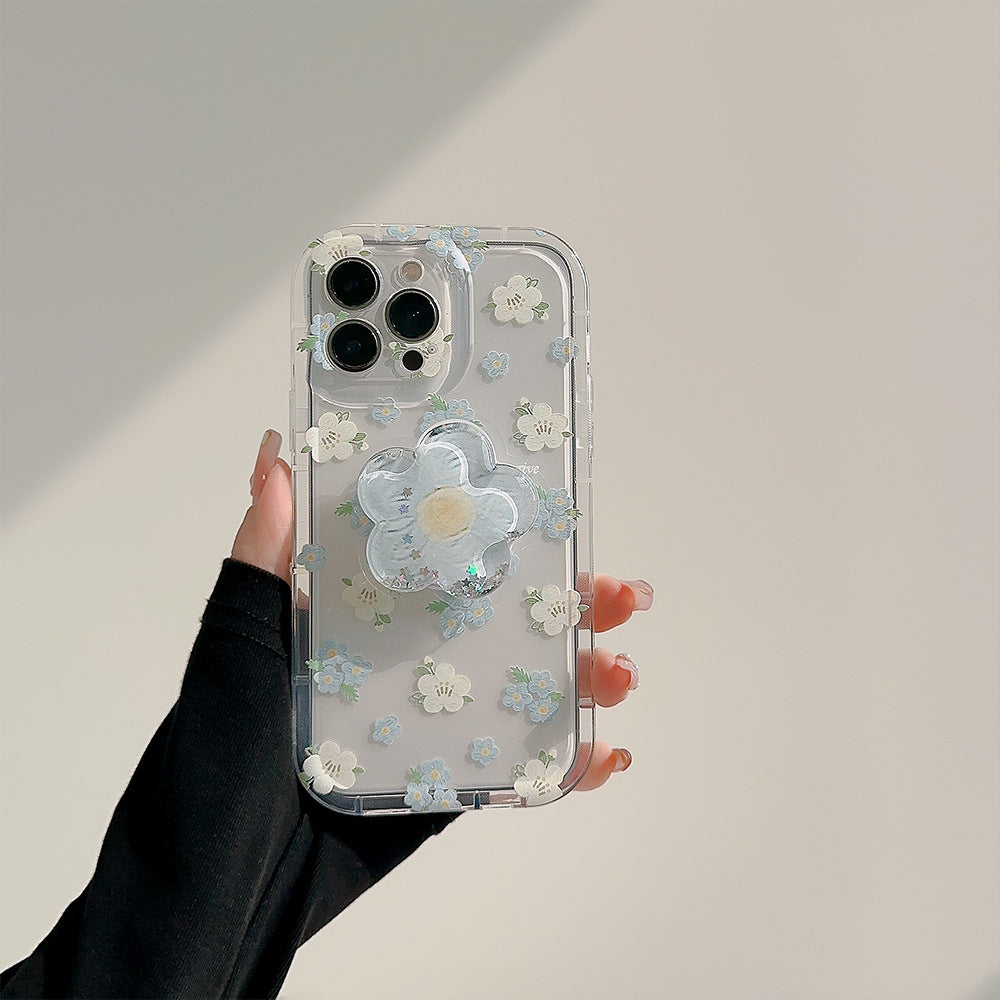 フラワースタンドクリアiPhoneケース