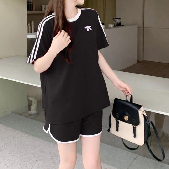 リボンワンポイント｜スポーティーセットアップ