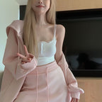 フーディー×ミニスカート セットアップ