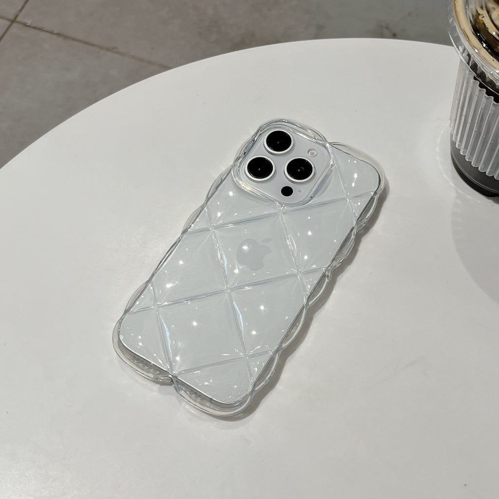 クリアキルティングiPhoneケース
