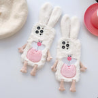 ラビットファーiPhoneケース