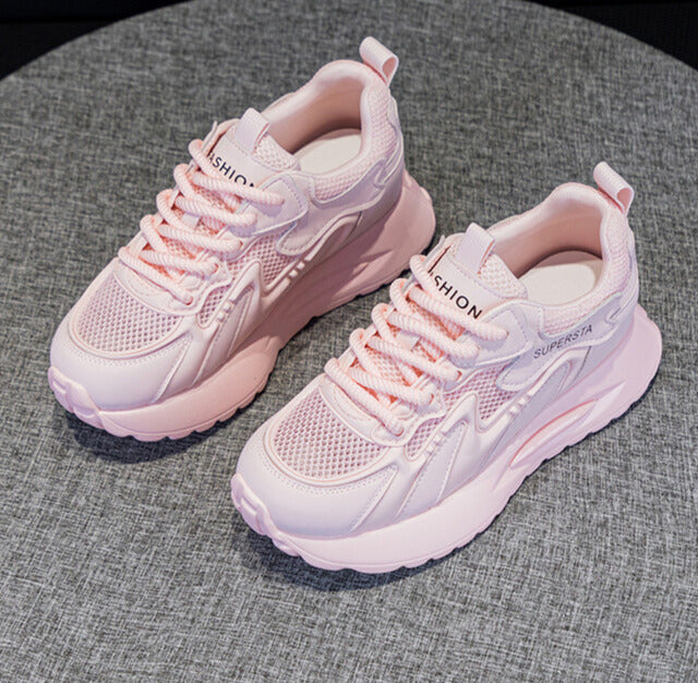 メッシュデザイン｜厚底スニーカー