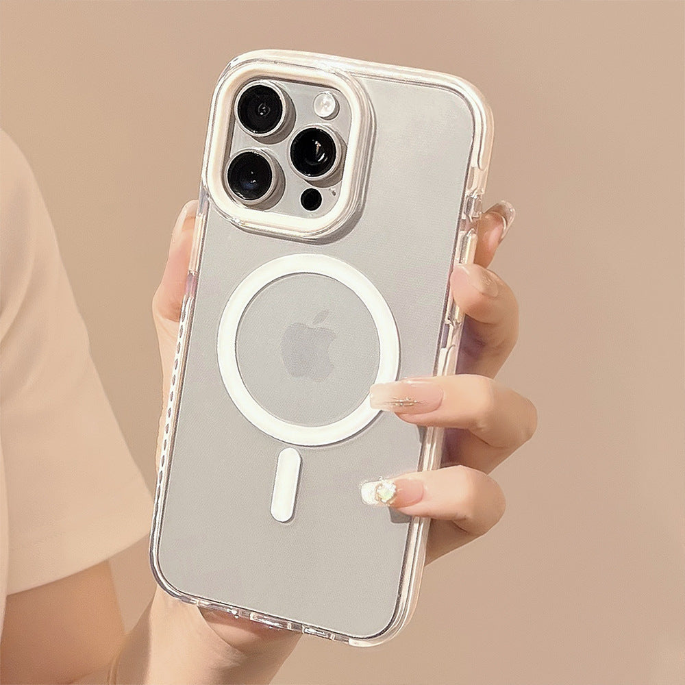 【MagSafe対応】クリアマグネットリング｜TPU iPhoneケース