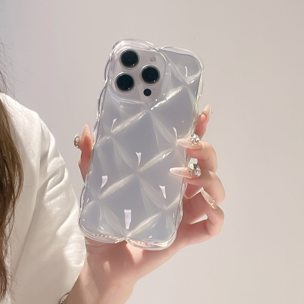 クリアキルティングiPhoneケース