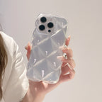 クリアキルティングiPhoneケース