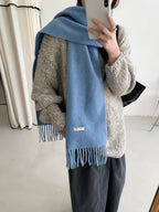 ウールライクシンプルマフラー