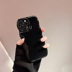 波打ちラインがかわいい｜ツヤ系iPhoneケース