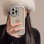 もふもふ｜ぬいぐるみチャーム付きiPhoneケース