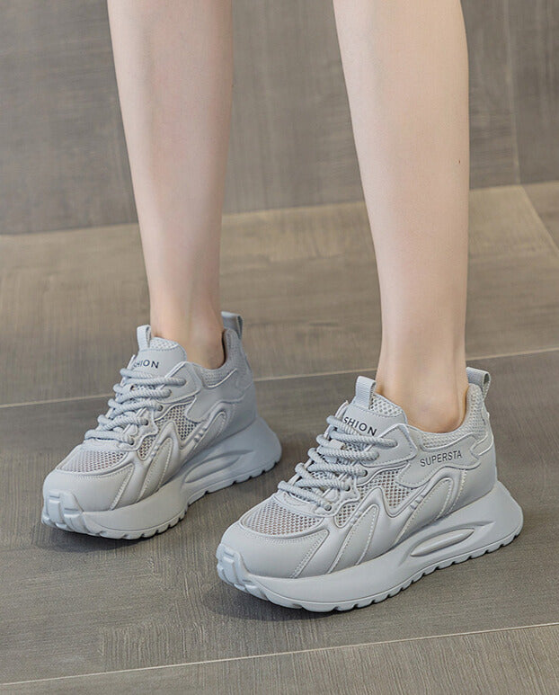 メッシュデザイン｜厚底スニーカー