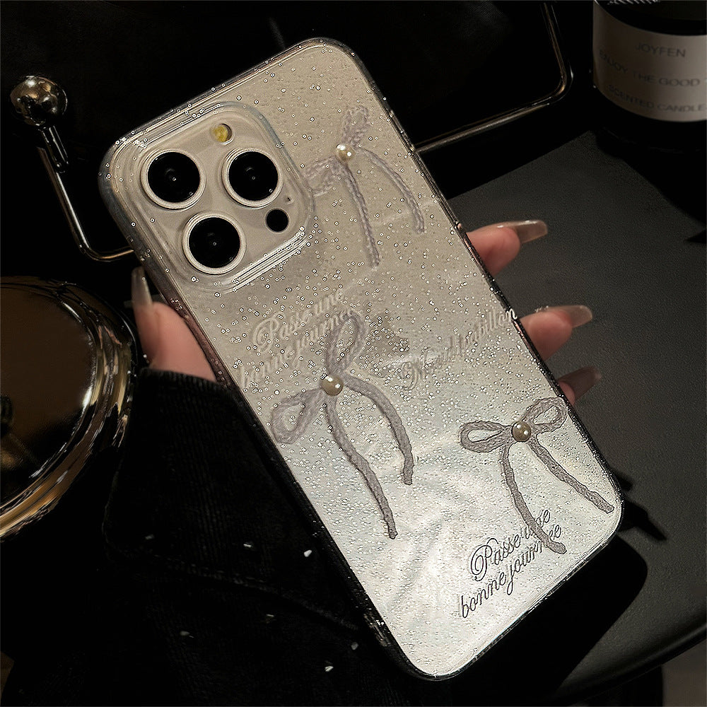 リボン＆パール｜きらめきiPhoneケース