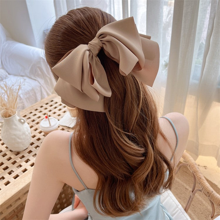 大きめリボン｜スプリングクリップヘアピン
