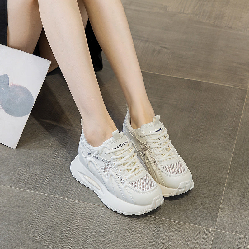 メッシュデザイン｜厚底スニーカー