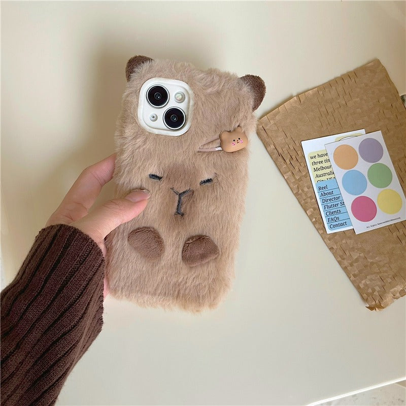 カピバラファーiPhoneケース