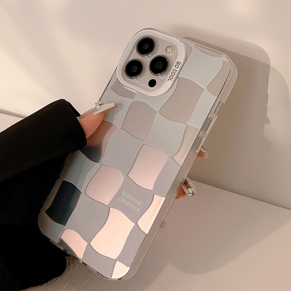 ゆらぎチェック｜シルバーiPhoneケース