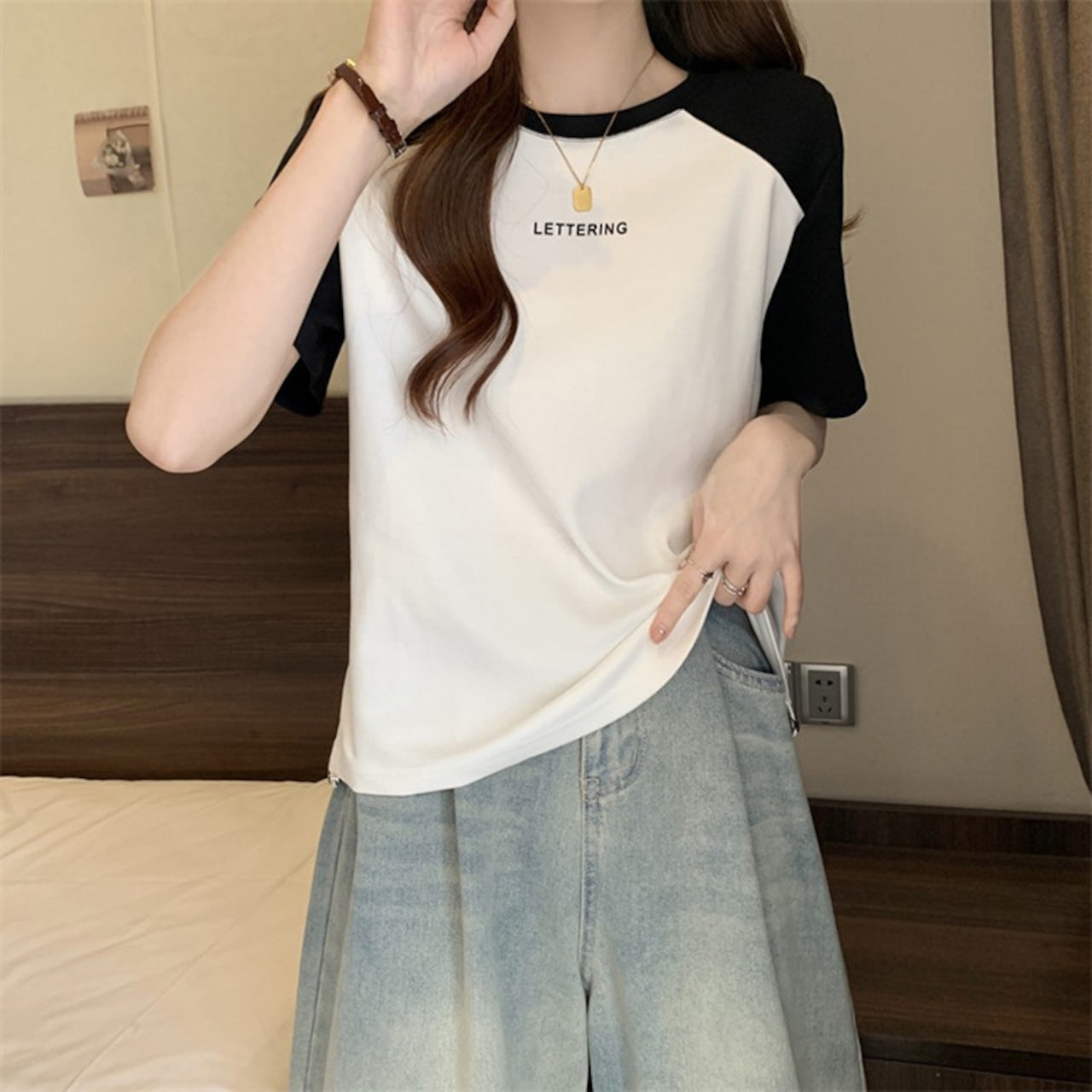 くしゅっと絞れるサイドデザイン｜ゆるシルエットTシャツ