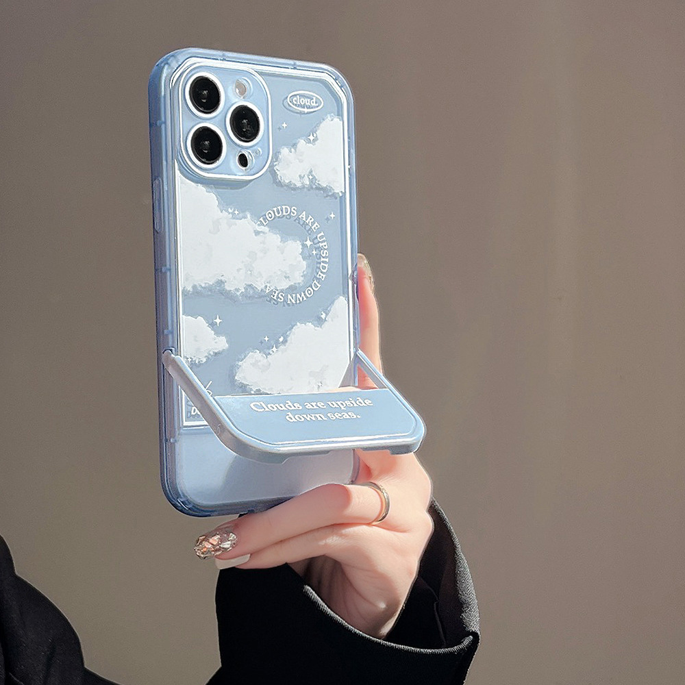空にゆれる雲｜スタンド付きiPhoneケース