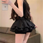 フリル×バルーン｜レイヤードスカート