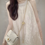 ふわりと軽やか｜ノースリーブ刺繍ワンピース