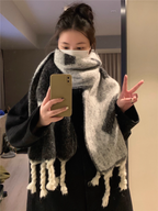 Fロゴシンプルボリュームマフラー